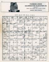 Butte Valley Township, Benson County 1957